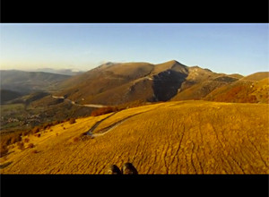 Vol thermique et de restitution à Castelluccio di Norcia