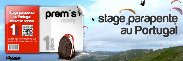 Stage parapente au Portugal